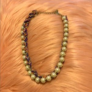 Pearl necklace with different colors!